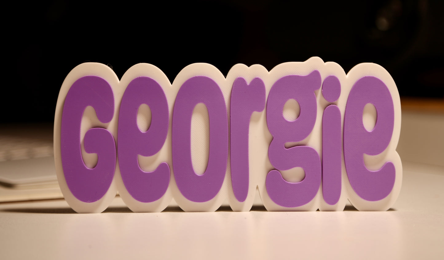 Custom 3D Name Plate – Personalized Gift for Teachers & Office Desks