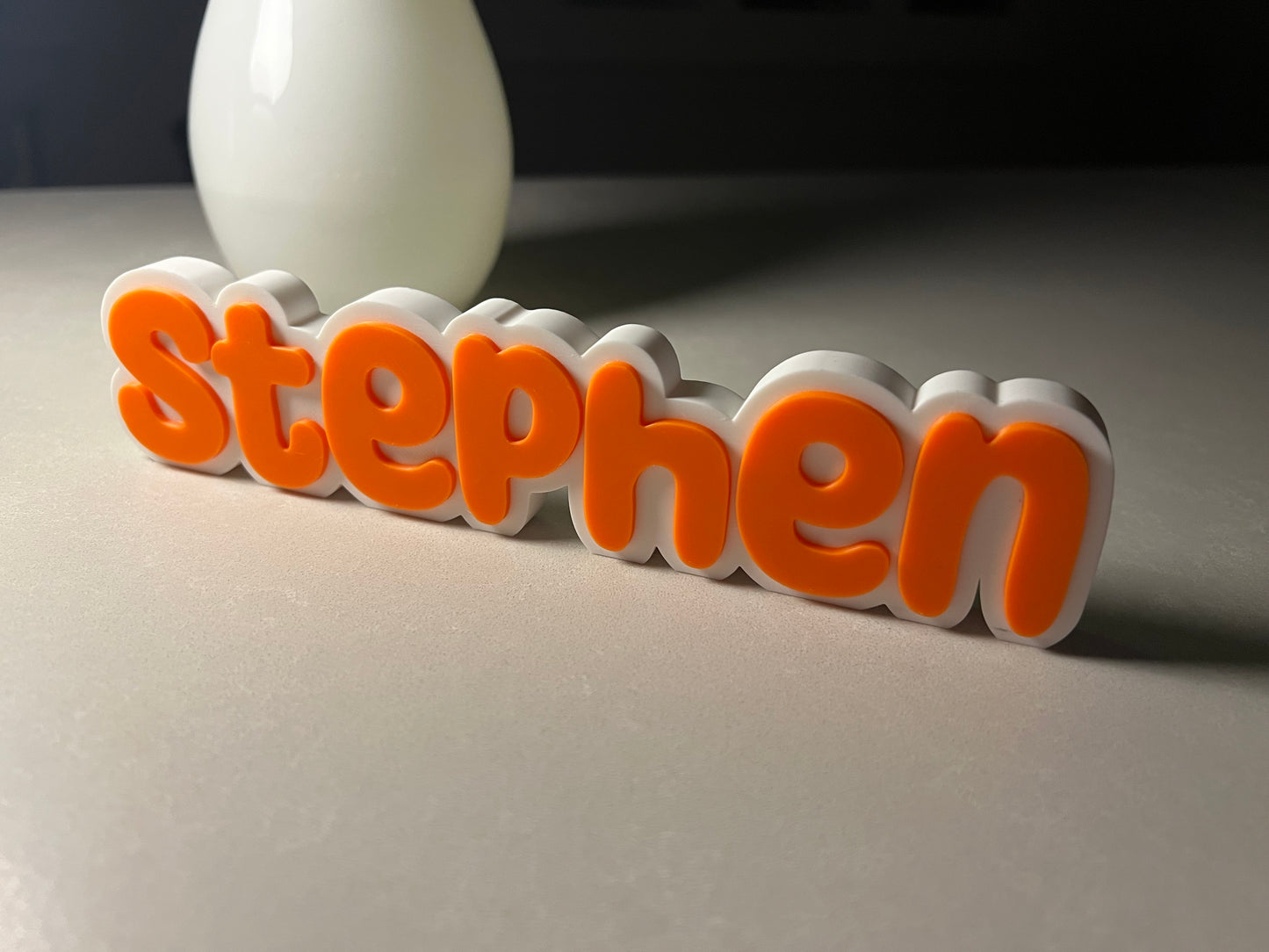 Custom 3D Name Plate – Personalized Gift for Teachers & Office Desks