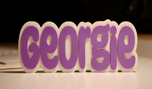 Custom 3D Name Plate – Personalized Gift for Teachers & Office Desks